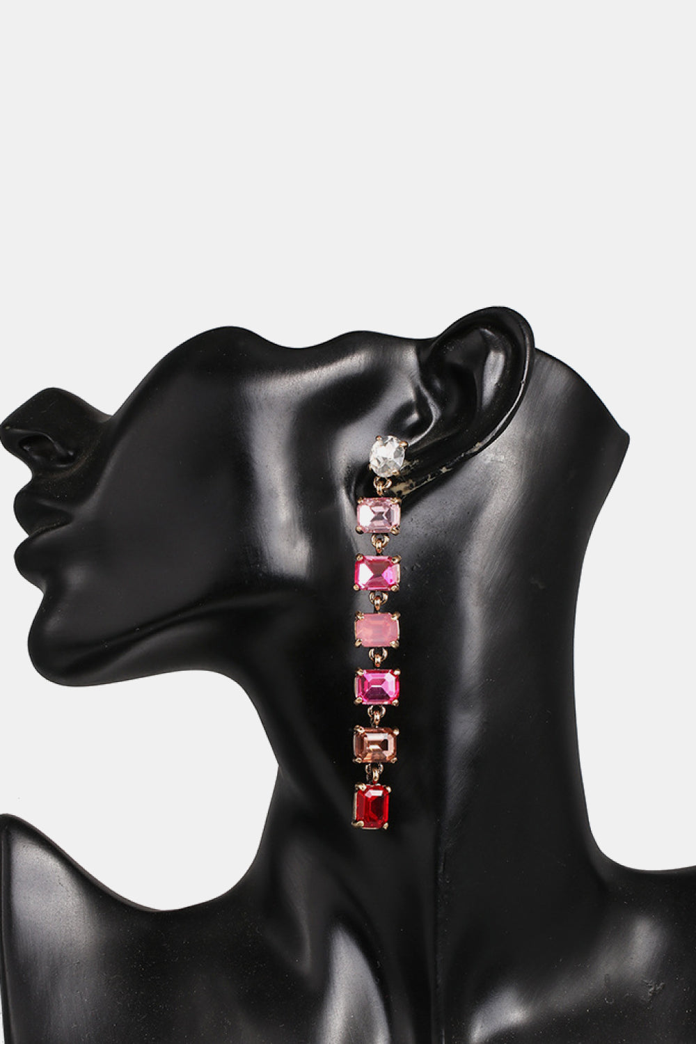 Geometrical Shape Resin Dangle Earrings 