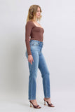 Judy Blue Full Size Run Vintage Wash Thermal Straight Jeans 