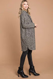 Culture Code Full Size Lapel Collar Double Breast Teddy Coat 