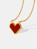 Titanium Steel Heart Necklace 