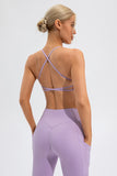 Crisscross Spaghetti Strap Active Cami 