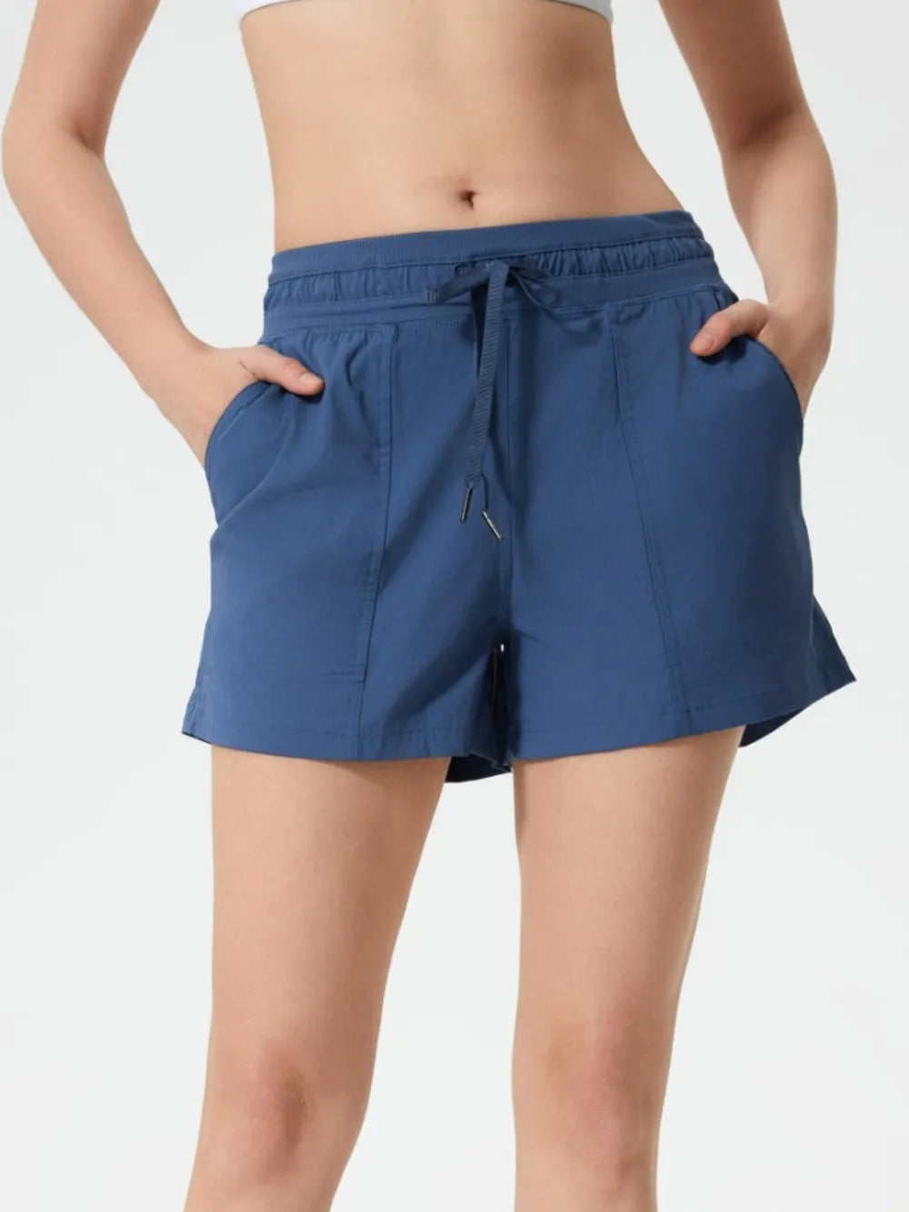 Millennia Drawstring Active Shorts with Pockets 