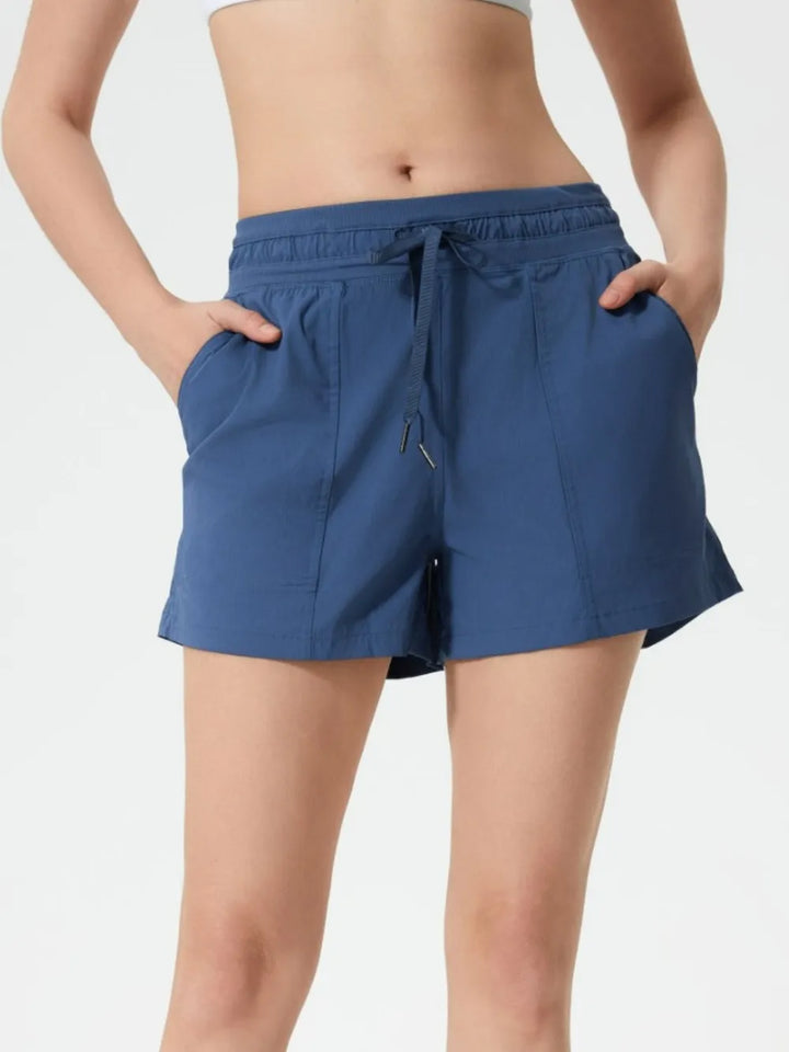 Millennia Drawstring Active Shorts with Pockets 