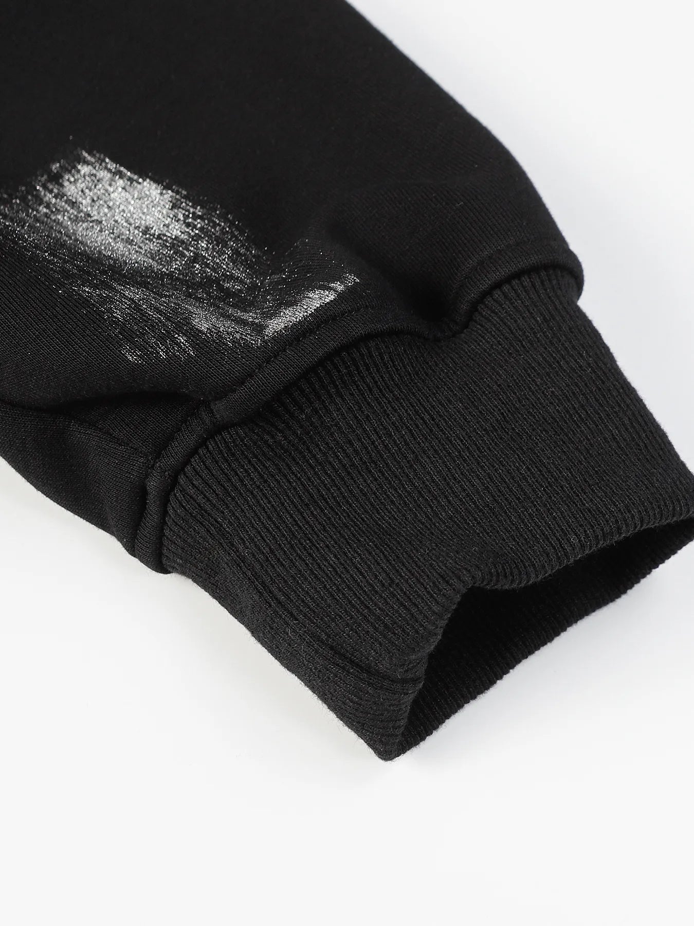 Men's Gothic Spider Web Graffiti Print Hoodie 