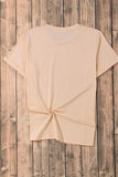 Pumpkin Graphic Round Neck Short Sleeve T-Shirt 