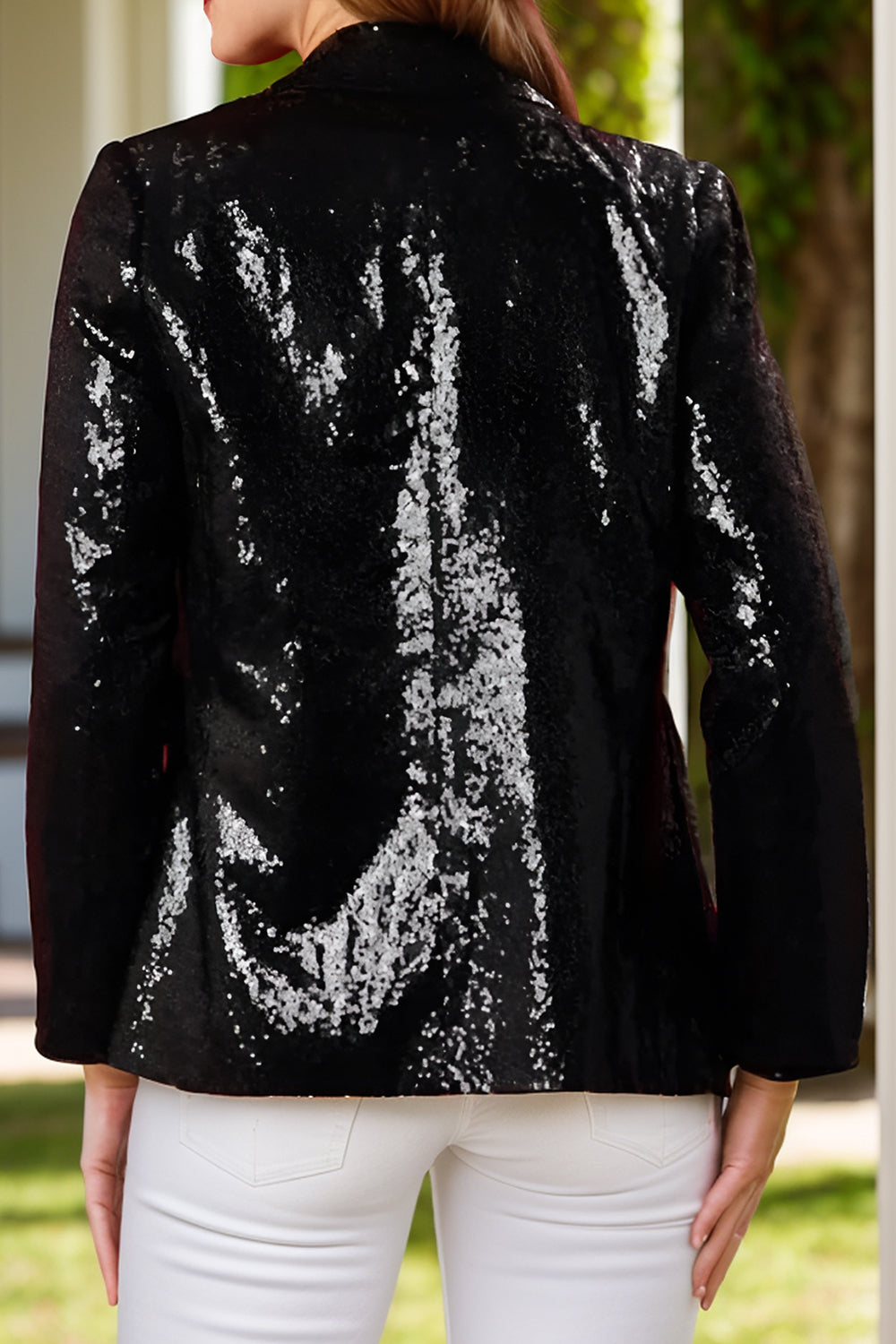 Sequin Nutcracker Long Sleeve Blazer 
