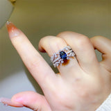 1 Carat Moissanite 925 Sterling Silver Ring 