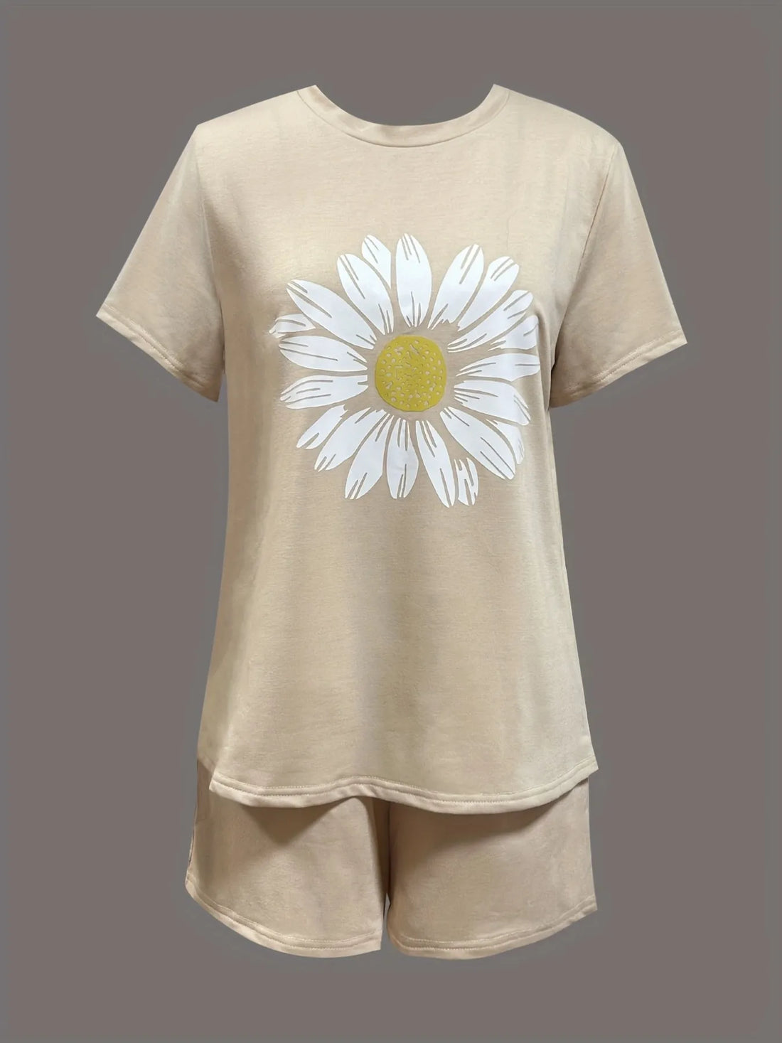 Daisy Short Sleeve Top and Shorts Two Piece Set Two Piece Dresses