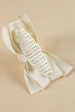 Black Bow Decor Large Hair Claw Clip Accessories/Headwear