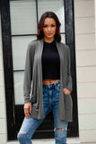 Basic Bae Full Size Open Front Long Sleeve Cardigan with Pockets 