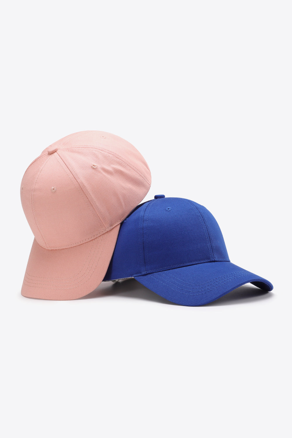 Plain Adjustable Cotton Baseball Cap 