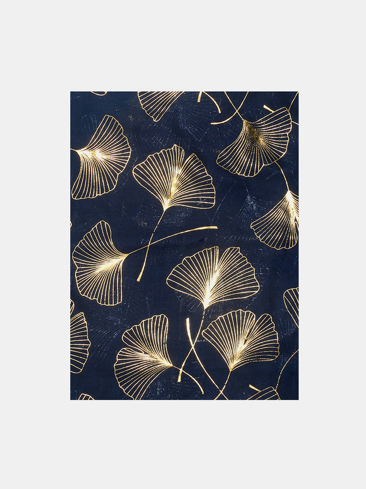 Ginkgo Leaf Polyester Scarf 