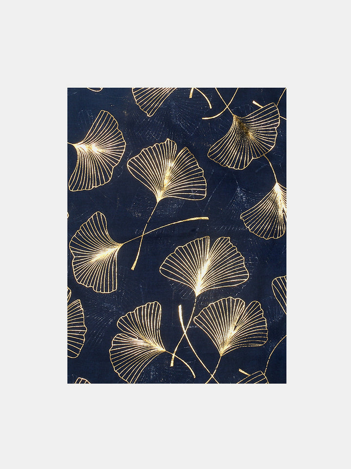 Ginkgo Leaf Polyester Scarf 