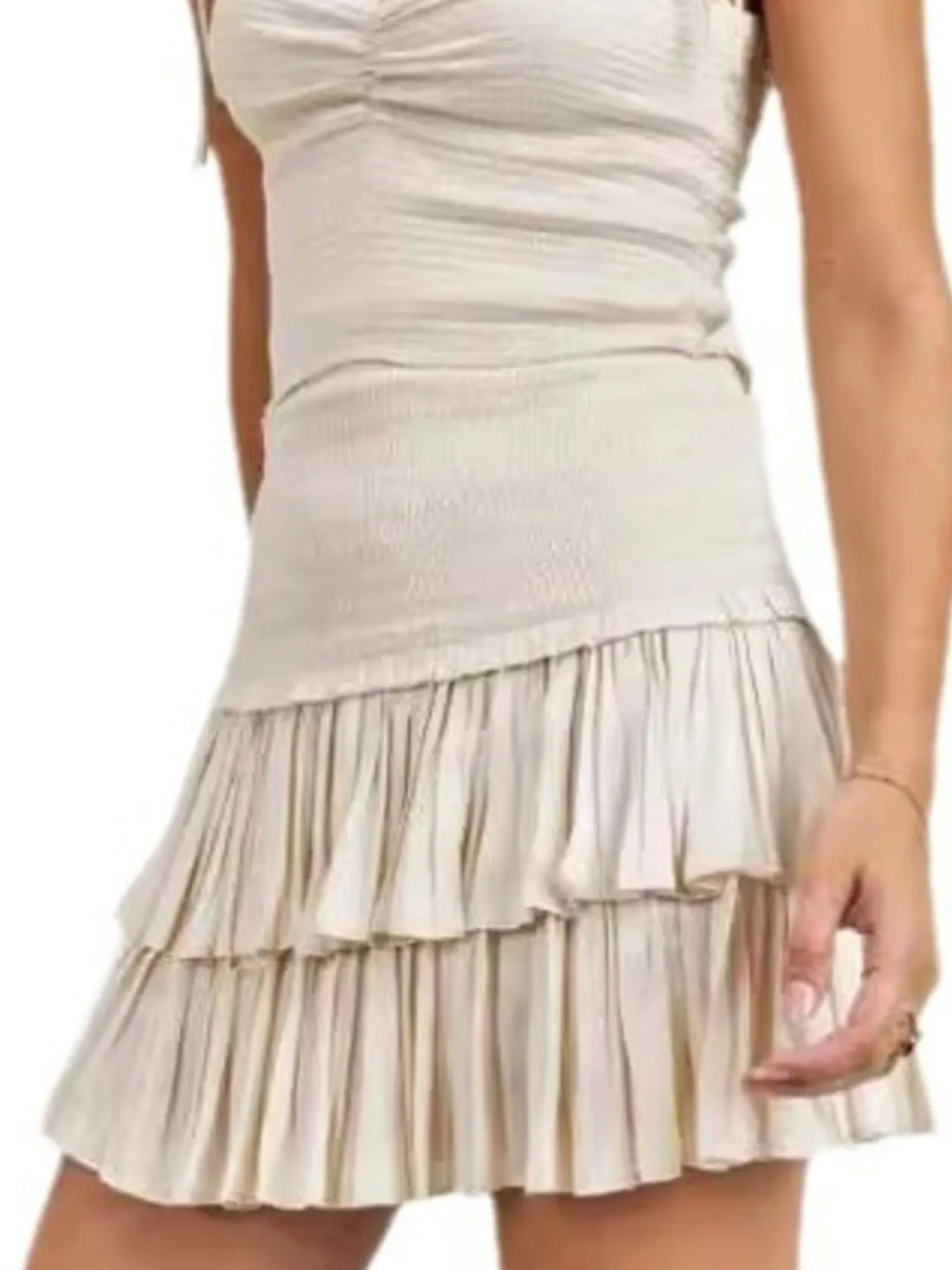 Sweetheart Neck Cami and Skirt Set Two Piece Dresses