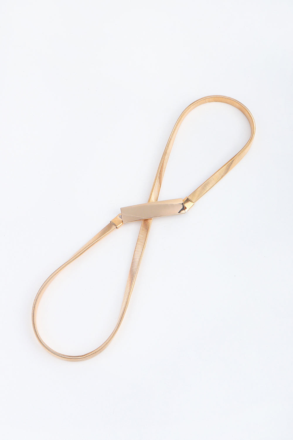 Elastic Iron Skinny Belt 