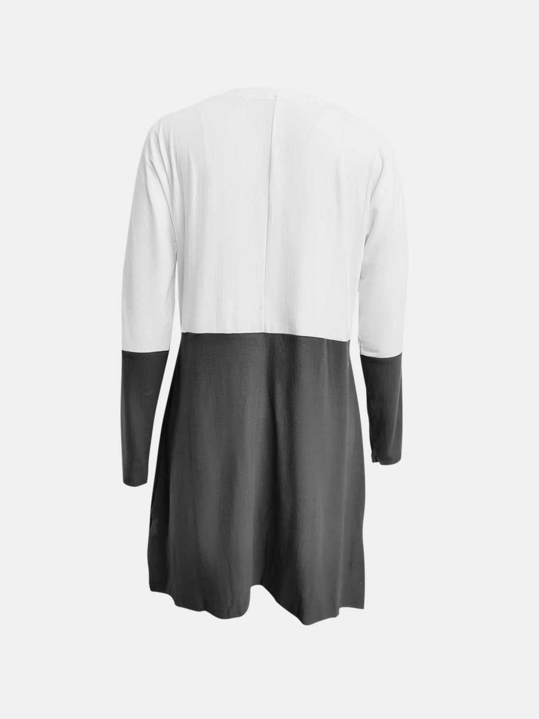 Full Size Graphic Two-Tone Round Neck Long Sleeve T-Shirt 