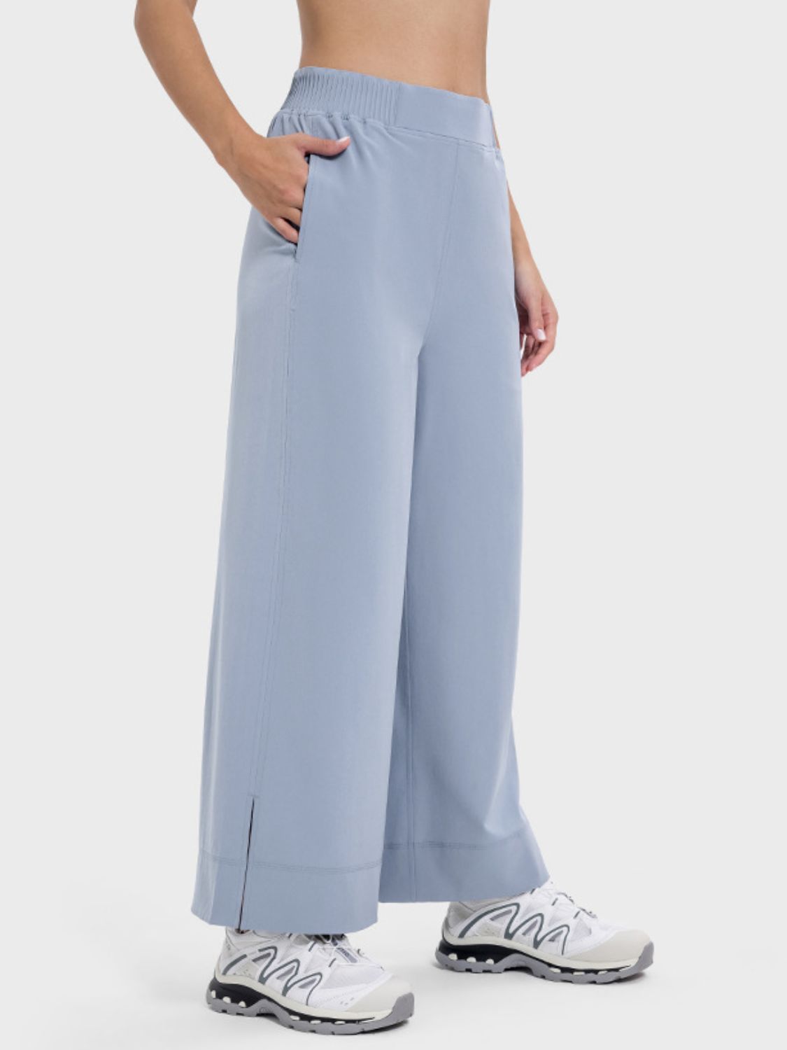 Millennia Slit Wide Leg Active Pants 