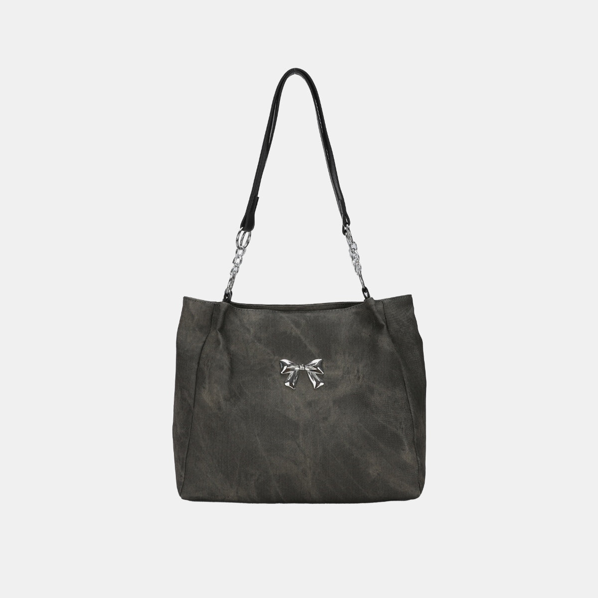 Bow Polyester Medium Tote Bag 