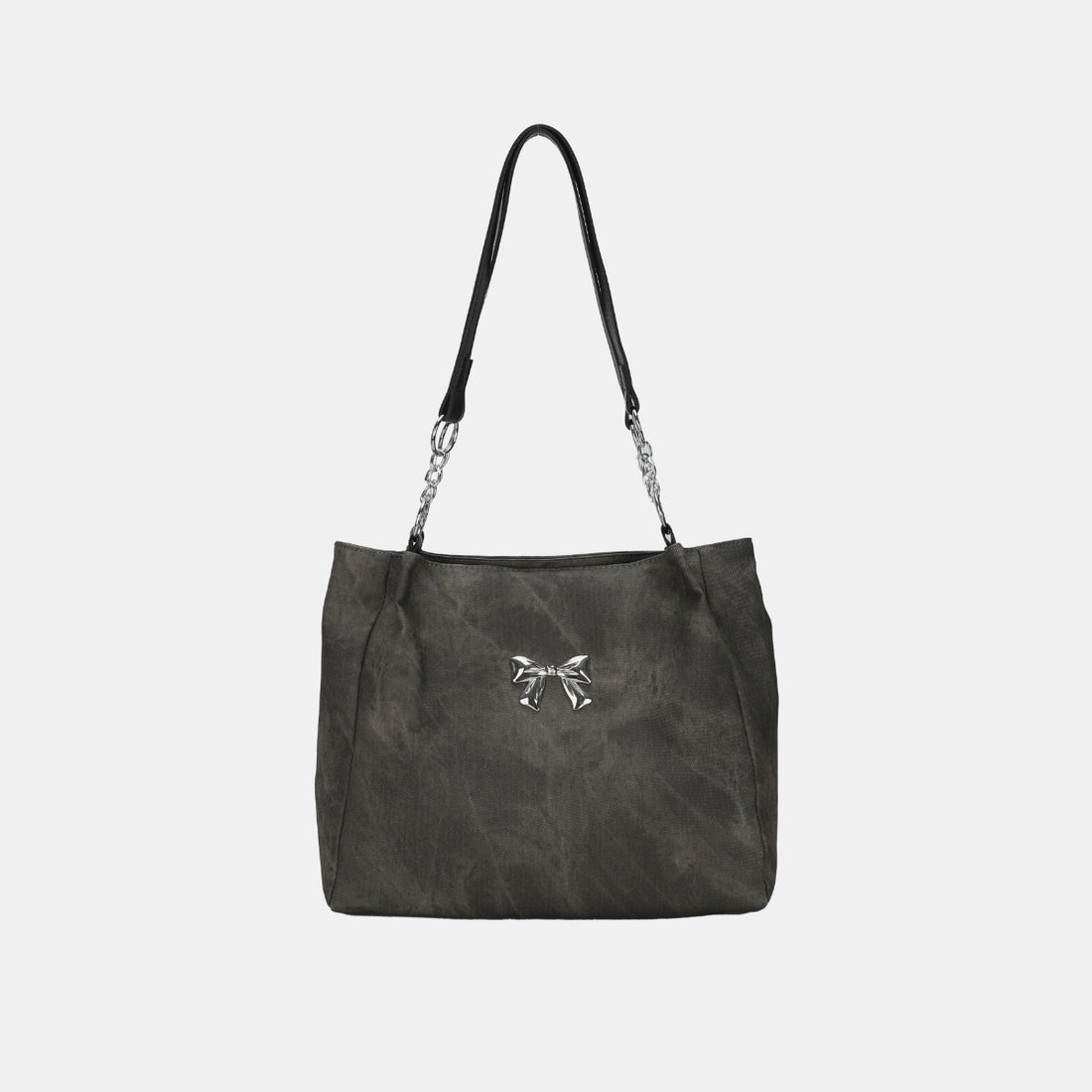 Bow Polyester Medium Tote Bag 