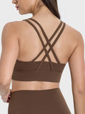 Millennia Crisscross Scoop Neck Active Tank 