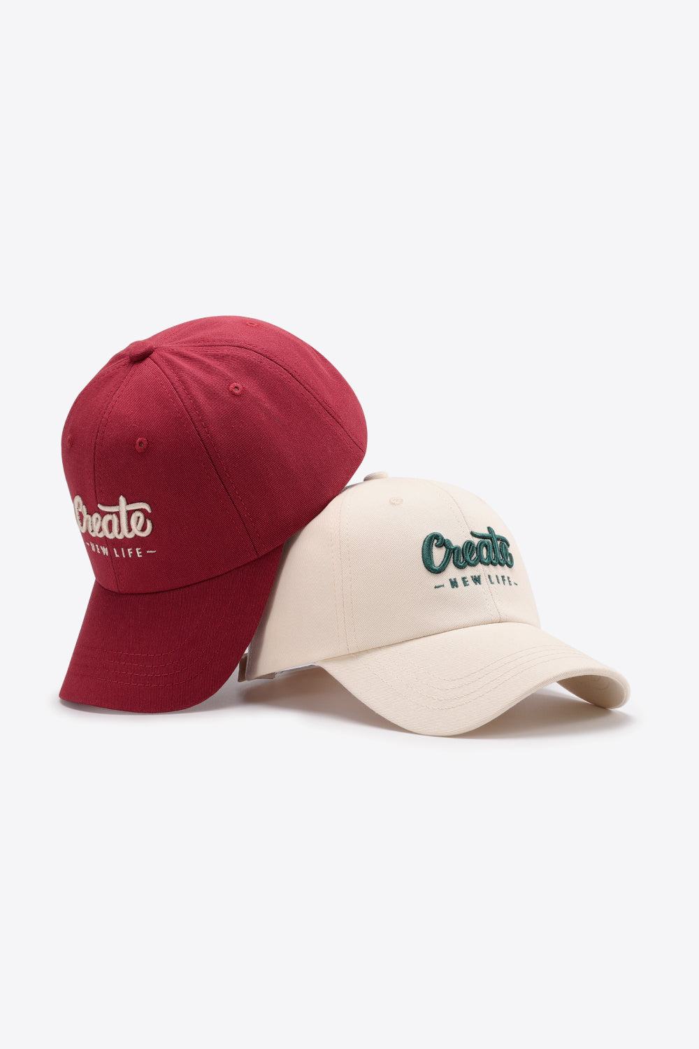 CREATE NEW LIFE Adjustable Cotton Baseball Cap 