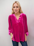 V-Neck Three-Quarter Sleeve Blouse 