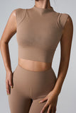 Mock Neck Active Tank 