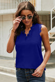 Eyelash Lace V-Neck Tank Top 