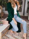 Open Front Long Sleeve Coat 