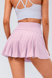 High Waist Pleated Active Skirt 