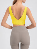 Scoop Neck Wide Strap Active Tank 
