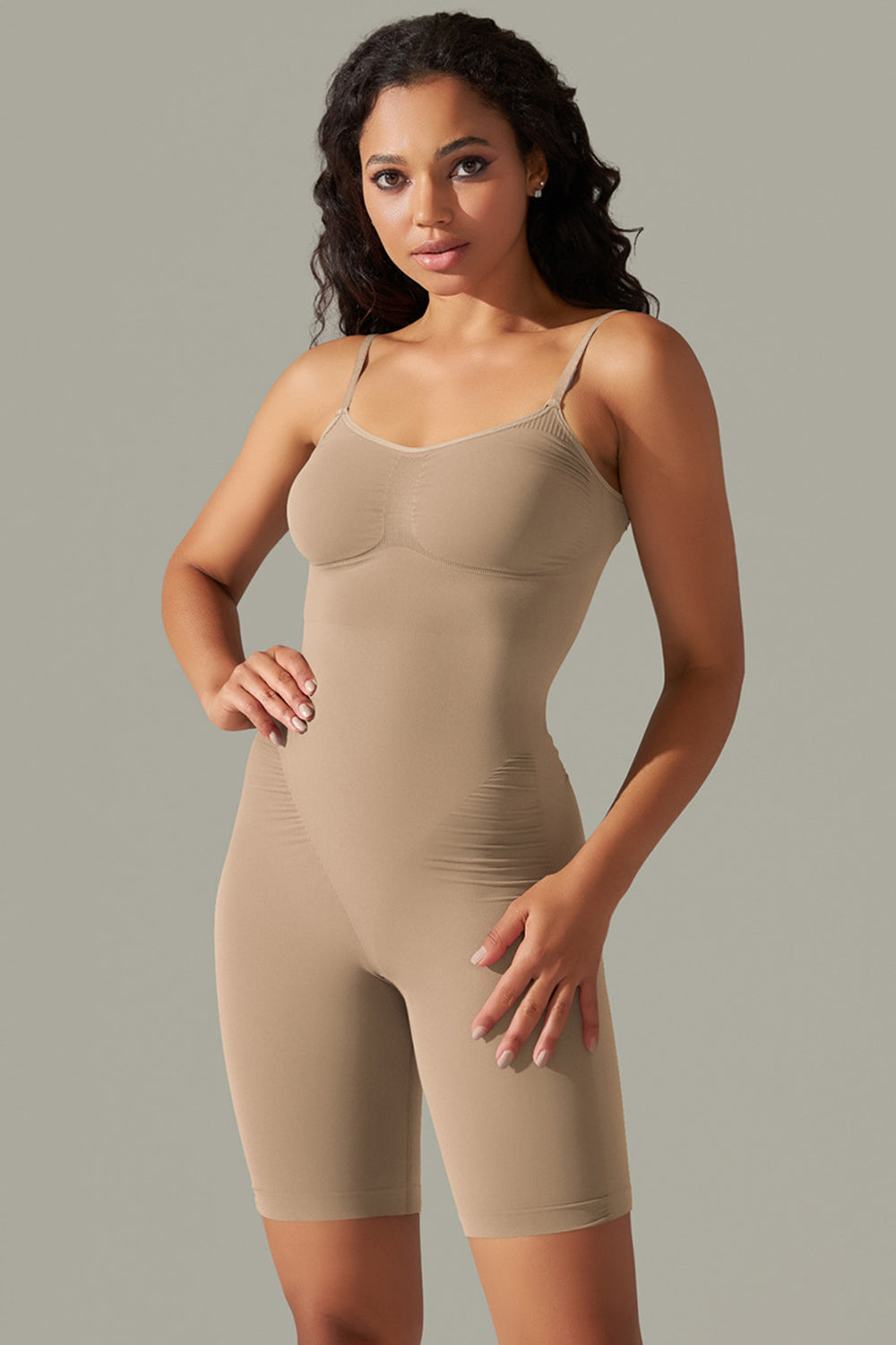 Spaghetti Strap Active Romper 