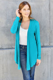 Basic Bae Full Size Open Front Long Sleeve Cardigan 