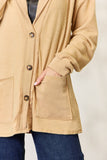 Heimish Full Size Button Up Long Sleeve Cardigan 