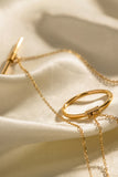 Double-Layered Stainless Steel Necklace 
