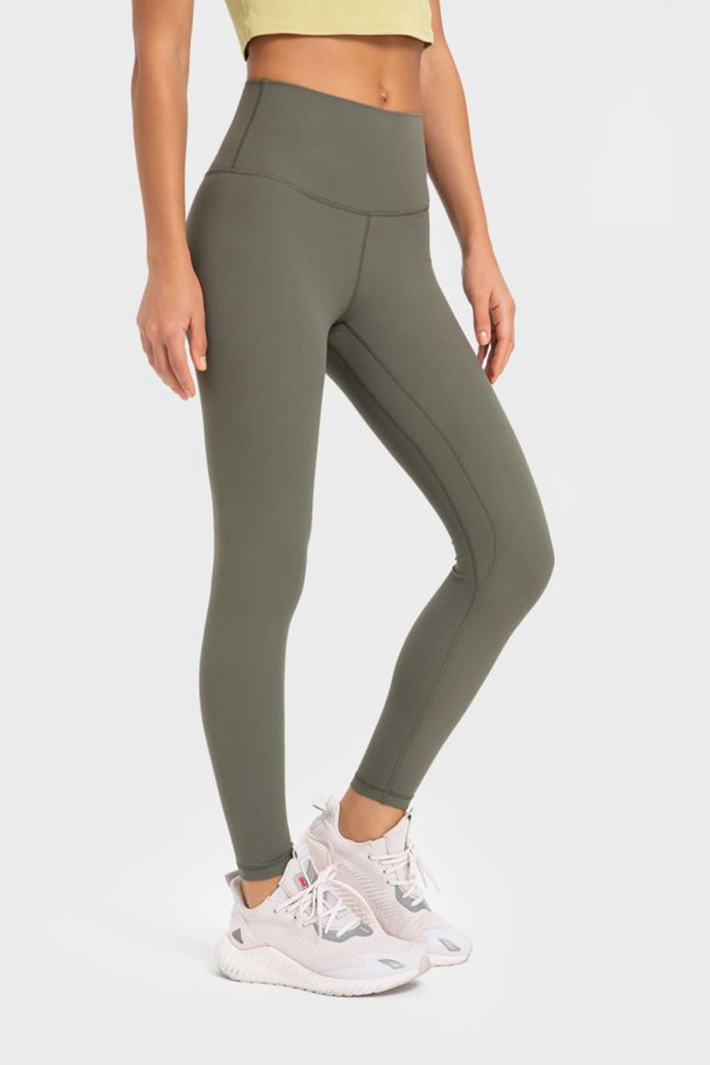 Millennia Highly Stretchy Wide Waistband Yoga Leggings 