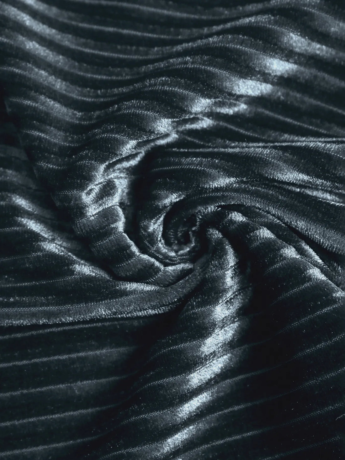 High-Waisted Ribbed Velvet Flare Pants 