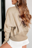 Half Zip Long Sleeve Sweatshirt 