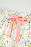 Printed Button Up Short Sleeve Top and Shorts Lounge Set Lingerie & Nightwear