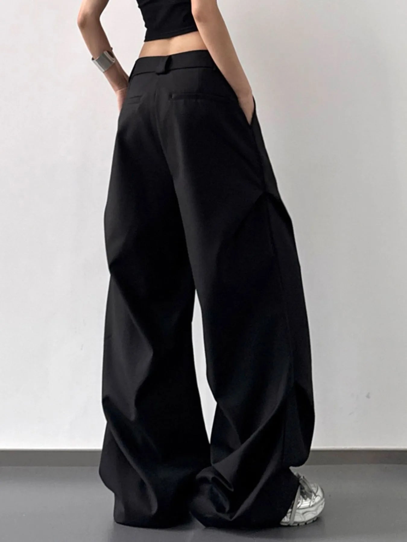 Wide Leg Relaxed Fit Pants 