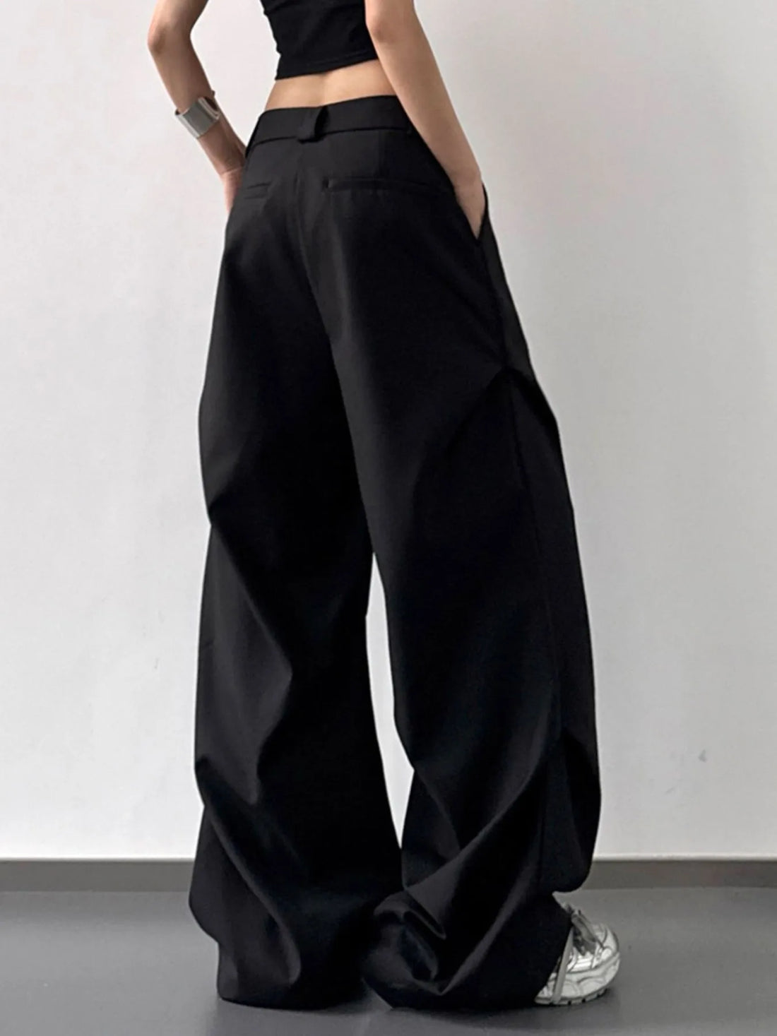 Wide Leg Relaxed Fit Pants 