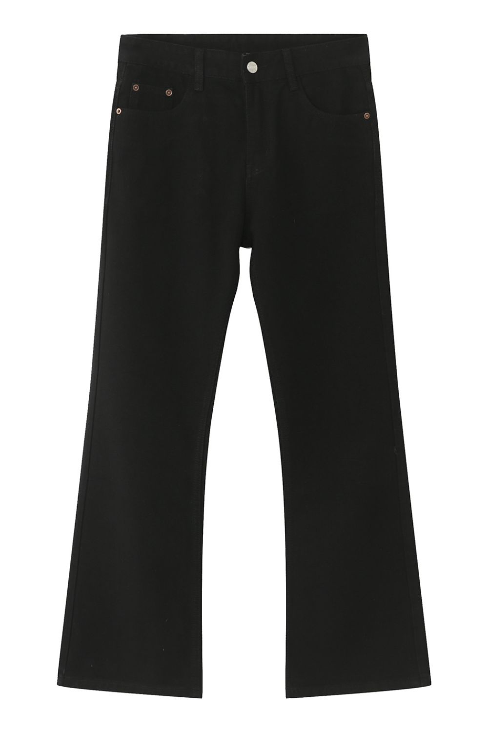 Mid Rise Jeans with Pockets 