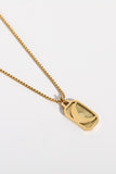 Stainless Steel 18K Gold-Plated Necklace 