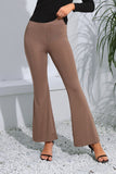 High Waist Long Flare Pants 