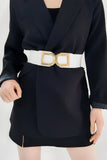 Double D Buckle PU Belt 