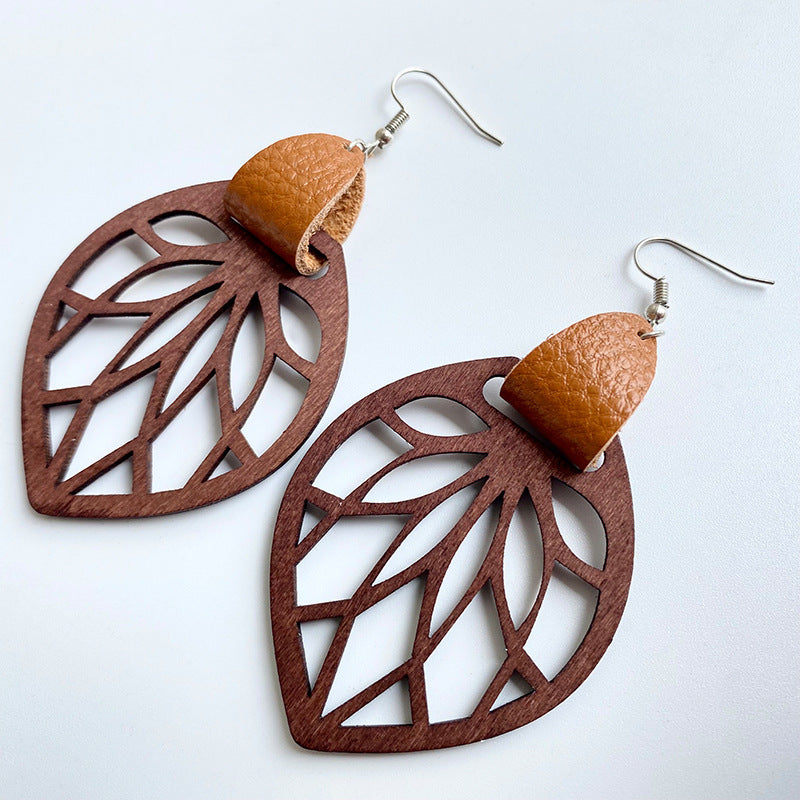 Leaf Drop Earrings 