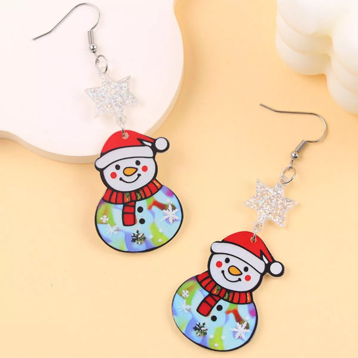 Christmas Theme Drop Earrings 
