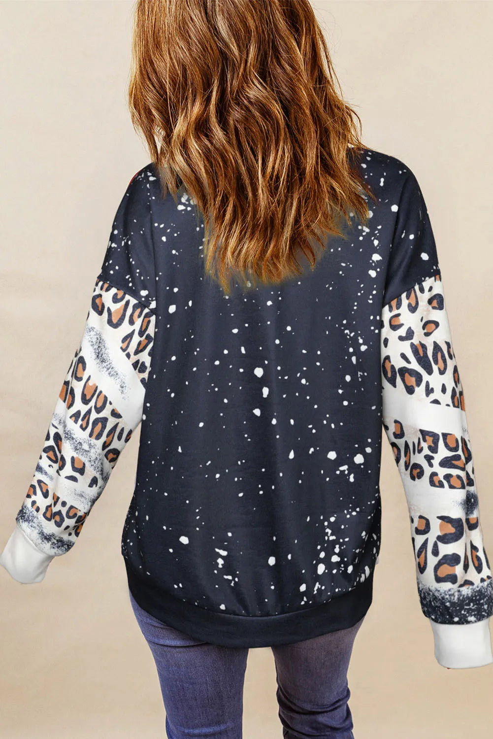 Pumpkin Graphic Long Sleeve Sweatshirt 