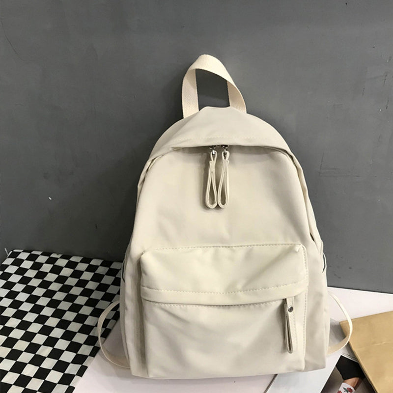 Zip Cotton Backpack Bag 