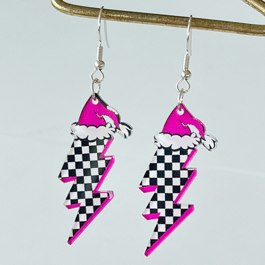 Geometric Shape Acrylic Dangle Earrings 